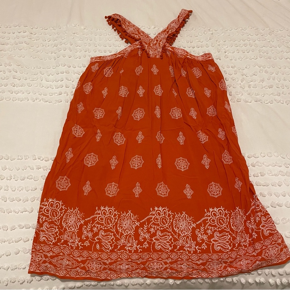 Loft Orange Dress